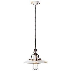 Lampadario Country bianco Ø 30 cm 77 W Ferroluce