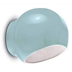 Applique Ayrton azzurra 21 cm Ferroluce