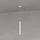 Sospensione Moderna Square Tube Metallo Grigio 1 Luce Gu10