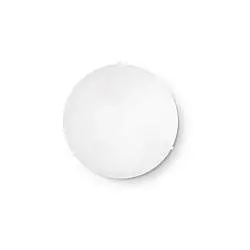 Plafoniera Moderna Simply Vetro Bianco 3 Luci E27