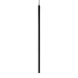 Sospensione Round Moderna Ultrathin Metallo Nero Led 11,5W 3000K D100